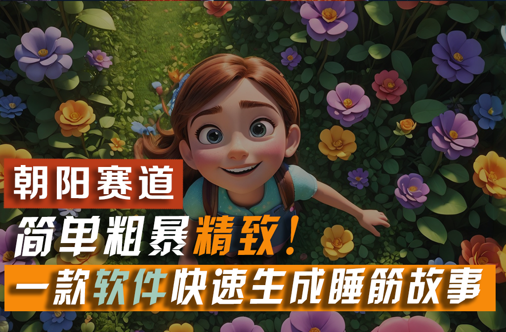（11405期）利用一款软件5分钟一条爆款睡筋故事，简单粗暴精致！小白月入2w+-搞钱专业户