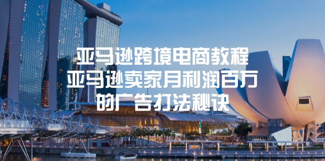 （11453期）亚马逊跨境电商教程：亚马逊卖家月利润百万的广告打法秘诀-搞钱专业户