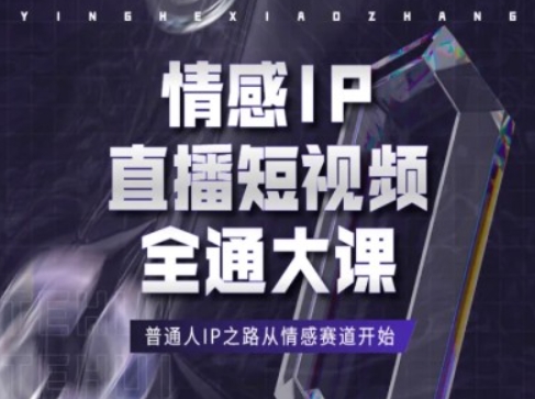 情感IP直播短视频全通大课，普通人IP之路从情感赛道开始-搞钱专业户