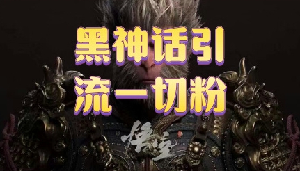 黑神话悟空五分钟打造爆款私域引流视频-搞钱专业户