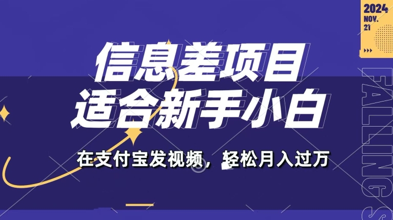 信息差项目，支付宝生活号，利用老外开盲盒视频，一周起号，新手小白也能月入过万-搞钱专业户