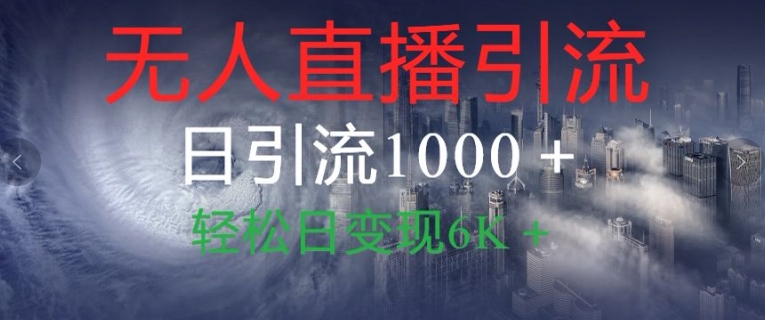 抖音快手视频号全平台无人直播引流1000+精准创业粉玩法拆解-搞钱专业户