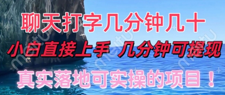和人聊天就能赚米，直接上手，10分钟提现，小白矩阵操作月收益破万-搞钱专业户