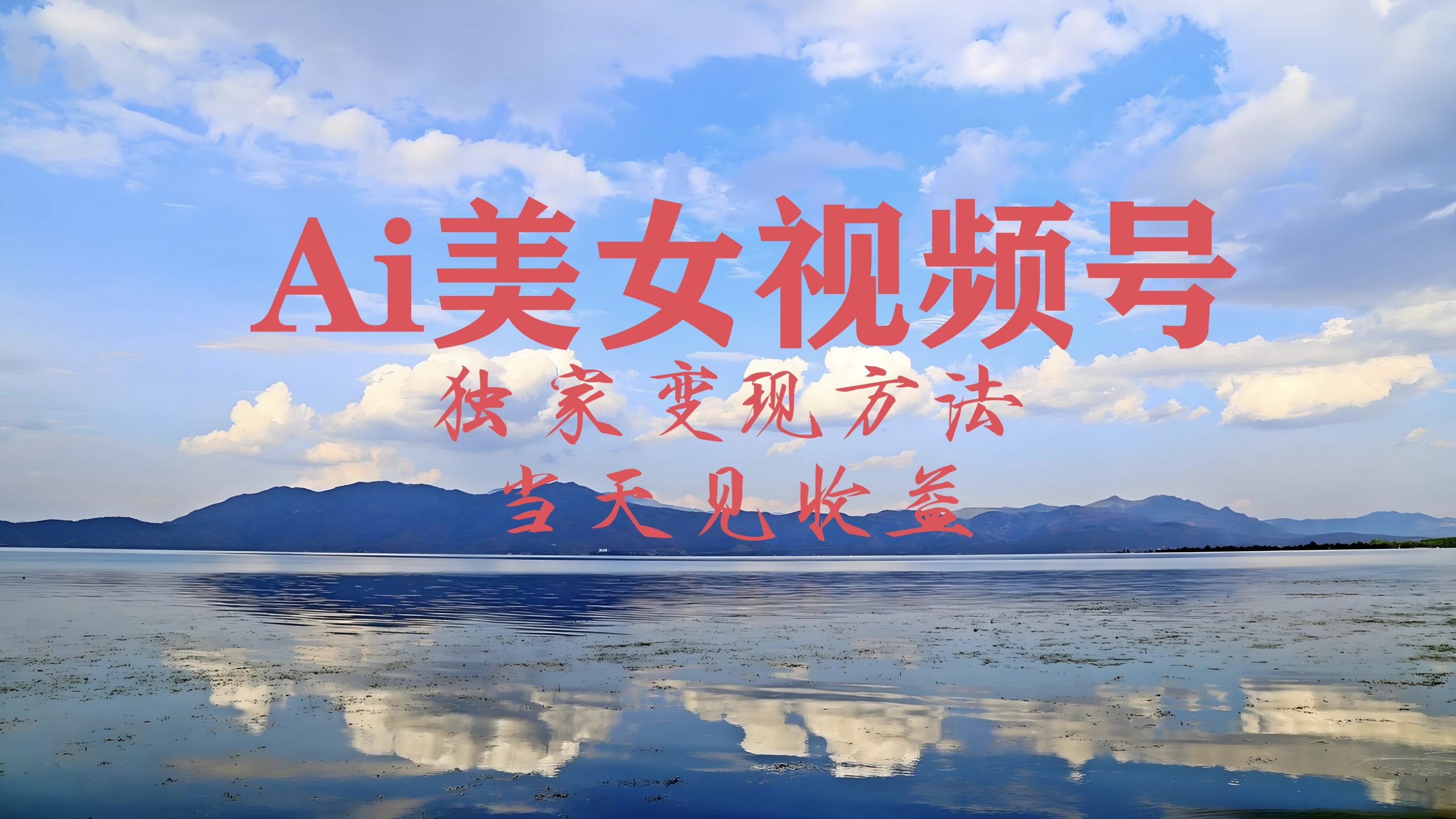 2024最新视频号AI美女跳舞视频玩法，当天见收益-搞钱专业户