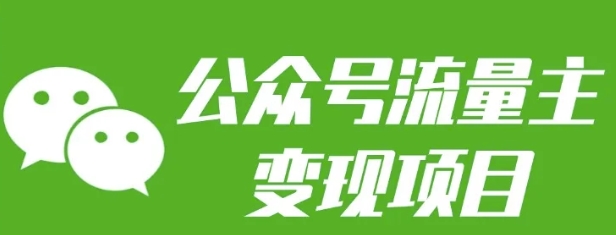 公众号流量主变现项目：每天2小时，普通人每月多挣三五千-搞钱专业户