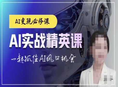 AI实战精英课，chatgptAI实战教程，一起抓住AI风口的机会-搞钱专业户