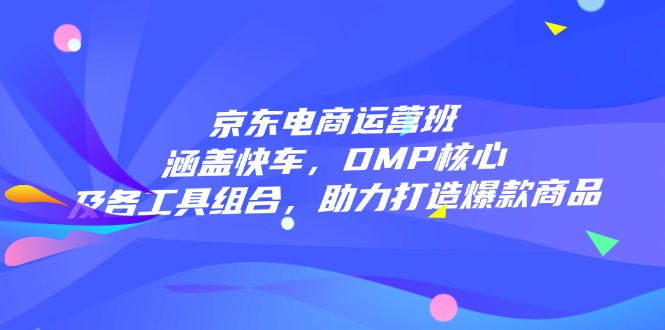 （14131期）京东电商运营班：涵盖快车，DMP核心及各工具组合，助力打造爆款商品-搞钱专业户