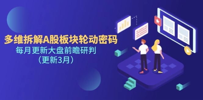 （14213期）多维拆解A股板块轮动密码，每月更新大盘前瞻研判（更新3月）-搞钱专业户