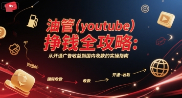 油管(youtube)挣钱全攻略：从开通广告收益到国内收款的实操指南-搞钱专业户