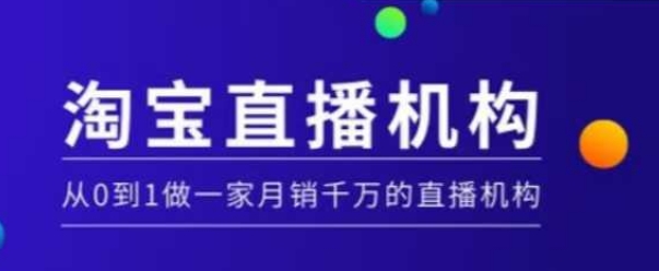 淘宝直播运营实操课【MCN机构】，从0到1做一家月销千万的直播机构-搞钱专业户
